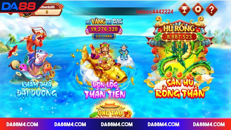 Bắn cá DA88 là game trực tuyến hấp dẫn