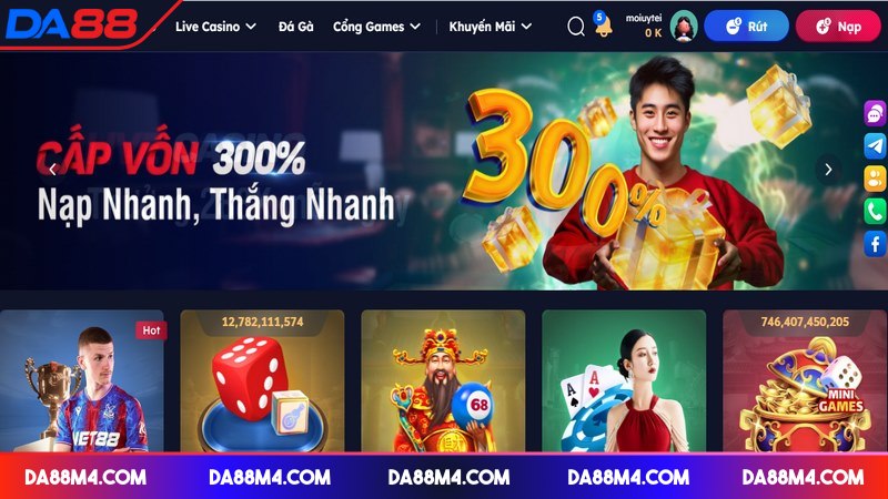 Đại Lý DA88 - Nguồn Thu Nhập Ổn Định Nhất Cho Hội Viên Đại lý DA88 là chương trình nhận được sự quan tâm