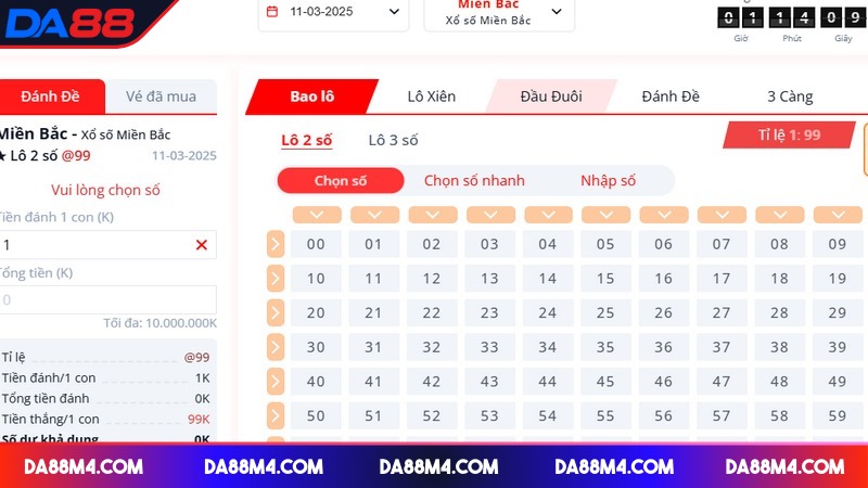 Lô đề 3 miền - Kết quả dự đoán thông qua các con số